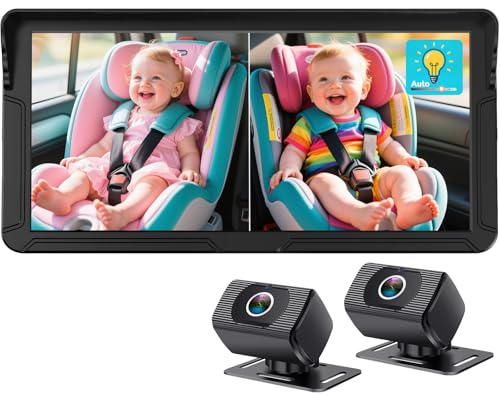 Dual Baby Car Camera for 2 Kids