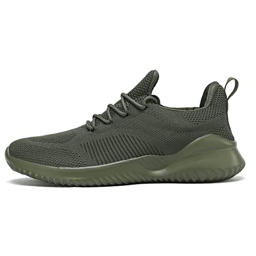 Image of Kapsen Men's Non Slip Running Shoes Ultra Light Breathable Casual Walking Shoes Fashion Sneakers Mesh Workout Sports Shoes