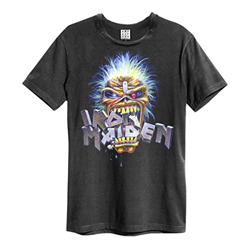 Iron Maiden T-shirt rock vintage Chomp Amplified vêtement musique alternatif adulte