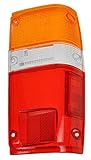 TRQ Tail Light Lens Red & Amber Compatible with 1984-1989 Toyota 4Runner 1984-1988 Pickup TO2809102