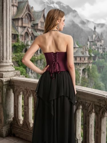 Scarlet Darkness Corset Tops for Women, Strapless Overbust Bustiers - 16.19 w/ Code + 40% Off Code BUJPJTK2 - image 8