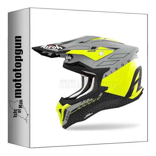 Casque de cross Airoh Strycker Skin en fibres composites de qualité