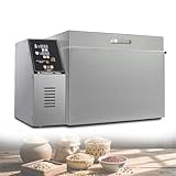 ZHIGUANYUN Tostadora de café Comercial. Tostadora eléctrica de Acero Inoxidable para Frutos Secos. Tostadora eléctrica con Temporizador y termostato controlable. Granos integrales salteados Type5