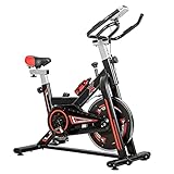 VANTEN Bicicleta Estáticas para Fitness Bicicleta de Spinning Pantalla LCD con Pulsómetro Calidad Profesional