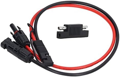 Solar Panel to SAE Adapter Cable, Solar Panel to SAE Adapter Cable PV Connector Solar Extension Cable with, Solar & Wind Power Parts & Accessories