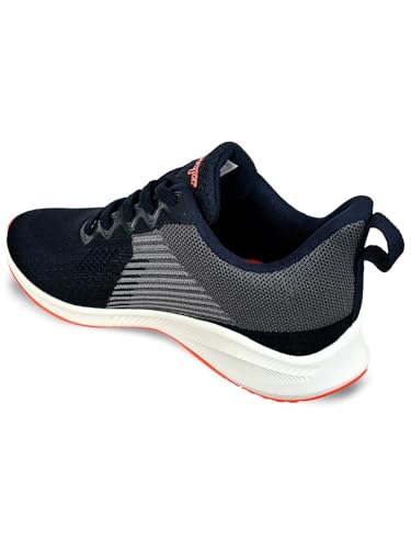 Image of Allen Cooper Training,Walking,Cricket,Gym,Sports Comfortable Running Shoes for Men(851|Grey|Navy Size-6,7,8,9,10)