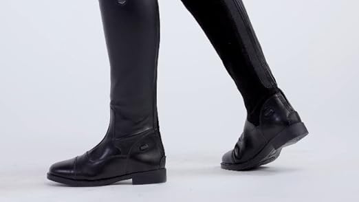 Bottes d'équitation hautes en cuir synthétique pour femmes