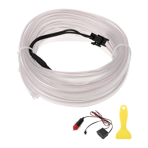 Luz de cadena de resplandor blanco para coche que elimina la oscuridad interior con hilo de 5m