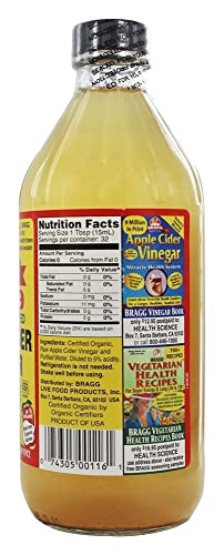Bragg Organic Raw Apple Cider Vinegar, 16 Fl Oz (Pack Of 1) #TOP2
