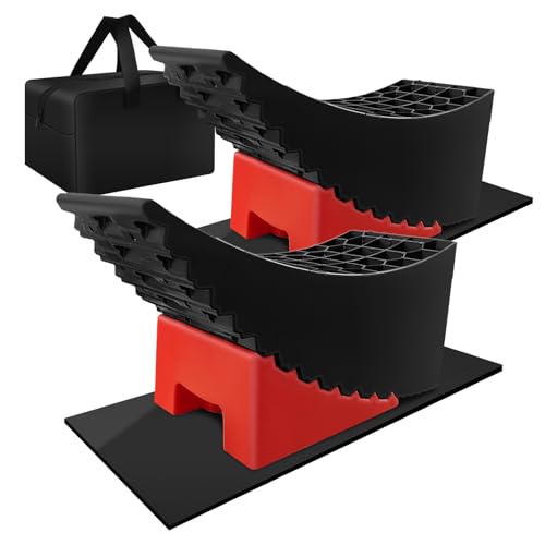 HOXWELL Leveling Blocks for RV, 2 Packs Camper Leveling