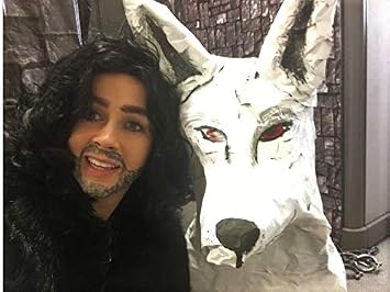 ALLAURA Jon Snow Wig Northern Snow King Wig + Shield Jon Snow Pin Bruno Short Black Curly Cosplay Wigs For Men Halloween Cosplay Halloween Costume