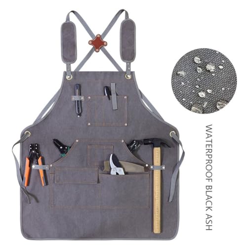 Tablier en toile renforcée de qualité pour menuiserie et jardinage