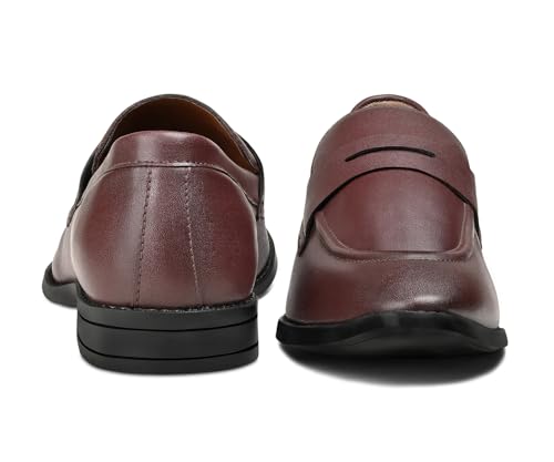 Image of LOUIS STITCH Loafers Formal Shoes for Men | Slip-On Moccasins | Ideal for Business, Casual, Parties (RGMC S)