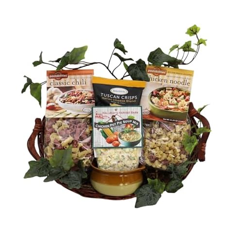 Gift Basket Village Soup Gift Basket – Warm & Cozy Care Package with Soup Includes Pre-packaged Assorted Soup Mixes, Bowls, & Cracker, Ideal Soup Gift Baskets for Adults, Women, & Get Well Soon Gift Cover