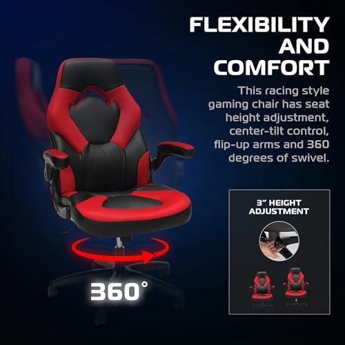 Image of RESPAWN 3085 Gaming Chair, Ergonomic Office Chair, Headrest, Flip-Up Arms