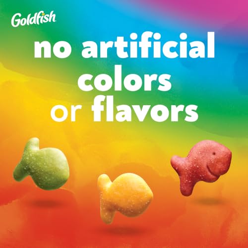 Image of Goldfish Colors Cheddar Cheese Crackers, 10 Oz Bag
