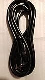 10ft Dell 00R215 Heavy Duty 14AWG AC Power Cable Cord - Black - UL/CSA - for Samsung Toshiba LG...