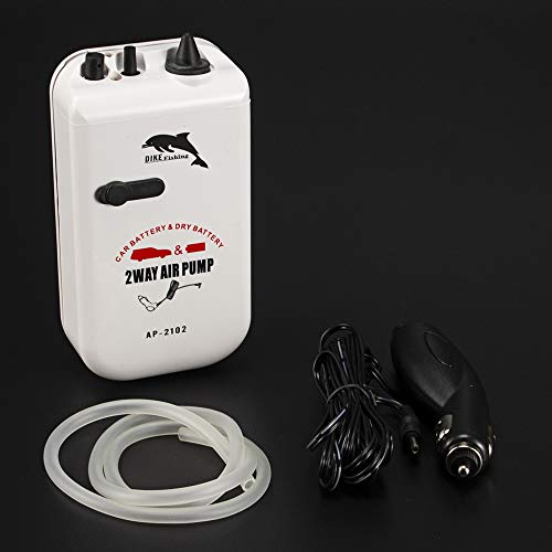 Equipamento de pesca, Andoer Bomba de oxigênio portátil para pesca ao ar livre Aerador para aquário