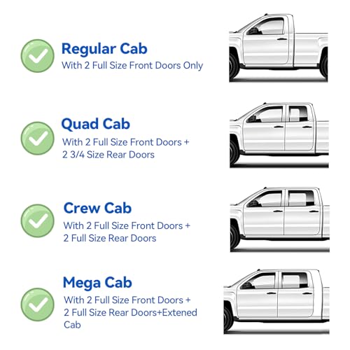 Image of in-Channel Window Visor for 1994-2001 Dodge Ram 1500, 1994-2002 Dodge Ram 2500 /3500 Pickup (Excludes Towing Mirror), Rain Guards Shields Vent Deflector Shade Wind Dark Smoke, 2PCS