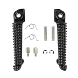 VekAuto Motorcycle Front Foot Pedal for Yamaha R3 MT-03 YZF R25 MT25 MT03 2014-2023 Passenger Footrest Pedal Aluminum Alloy Black 1 Pair