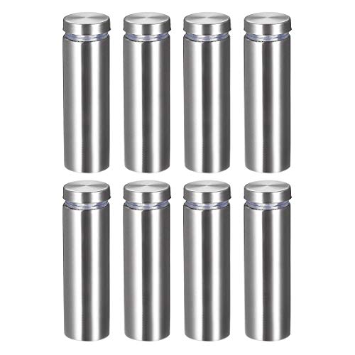 sourcing map Glass Standoff Mount roestvrij staal muur standoff houder reclame nagels 4