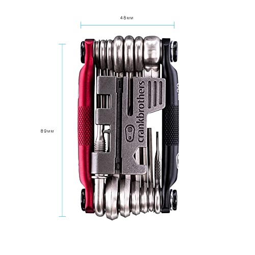 Outil Multi-20 noir/rouge : mini pince multifonctions de poche