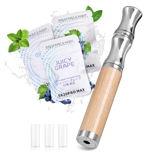 Rauchentwöhnung Hilfsmittel,SeyYega Rauchentwöhnung Hilfsmitte mit 12 Gratis Filtern Nikotin & Chemiefrei Stressabbau & Atemtraining Raucherentwöhnung Hilfsmittel Ersatz Weiß