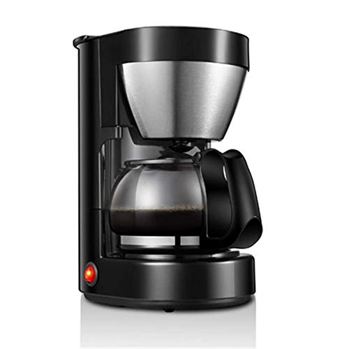 DERUKK-TY Kaffeemaschinen-Kombination ,Edelstahl-Panel-Heim-Kaffeemaschine Kleine automatische Tropf-Teemaschine