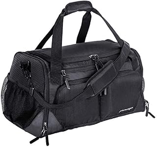 Gym Bag, Sports Duffle with Shoes Compartment & Wet Pocket & Water Resistance