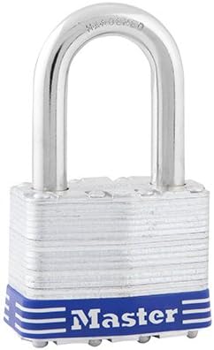 Master Lock 5DLF 2" Steel Pin Tumbler Padlock With 1-1/2" Shackle
