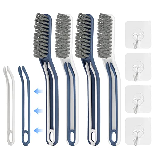 Vicloon Cepillo de Limpieza con Clip,4 PCS Cepillo para Limpieza de Baños,Cepillo para Limpieza de...
