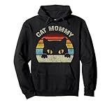 Photo Gallery gatto mamma donne vintage retro nero gatti mamma festa della mamma felpa con cappuccio Photo Gallery gatto mamma donne vintage retro nero gatti mamma festa della mamma felpa con cappuccio