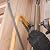 Nuvo Iron Wood Pull Down Attic Ladder for Openings of 25.5" x 54" & up to 10' High Ceilings