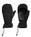 Produktbild Fünf Finger Fäustling: Hybrid Winterhandschuh - Unisex - ideal für Freizeit & Sport - wärmste atmungsaktive Handschuhe , Schwarz, L