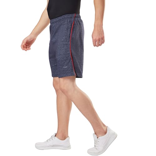 Image of berge' Men's Knits Cotton Polyester Fabric Long Shorts with Secure Zipper Pockets Casual for Men|Gym|Half Pants for Men|Mens