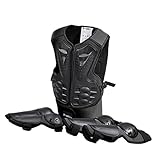Aus PE, elastisch MagiDeal Kinder Protektoren Schutzset Protektorenjacke, Schützer für Ellenbogen, Knie. Schwarz für Skateboard, Radfahren, Reiten, Motocross