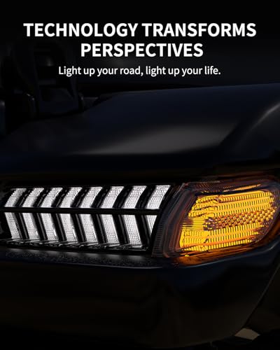 New Upgrade Smoke Lens LED Fender Light Kit for JL Wrangler JT Gladiator, LED Turn Signal Lights with DRL & Side Marker Lights Replacement for Jeep Wrangler JL JT 2018-2023