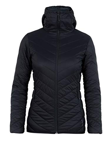 Preisvergleich Produktbild Icebreaker Damen MerinoLOFT Hyperia Hooded Jacket, schwarz (Schwarz), L
