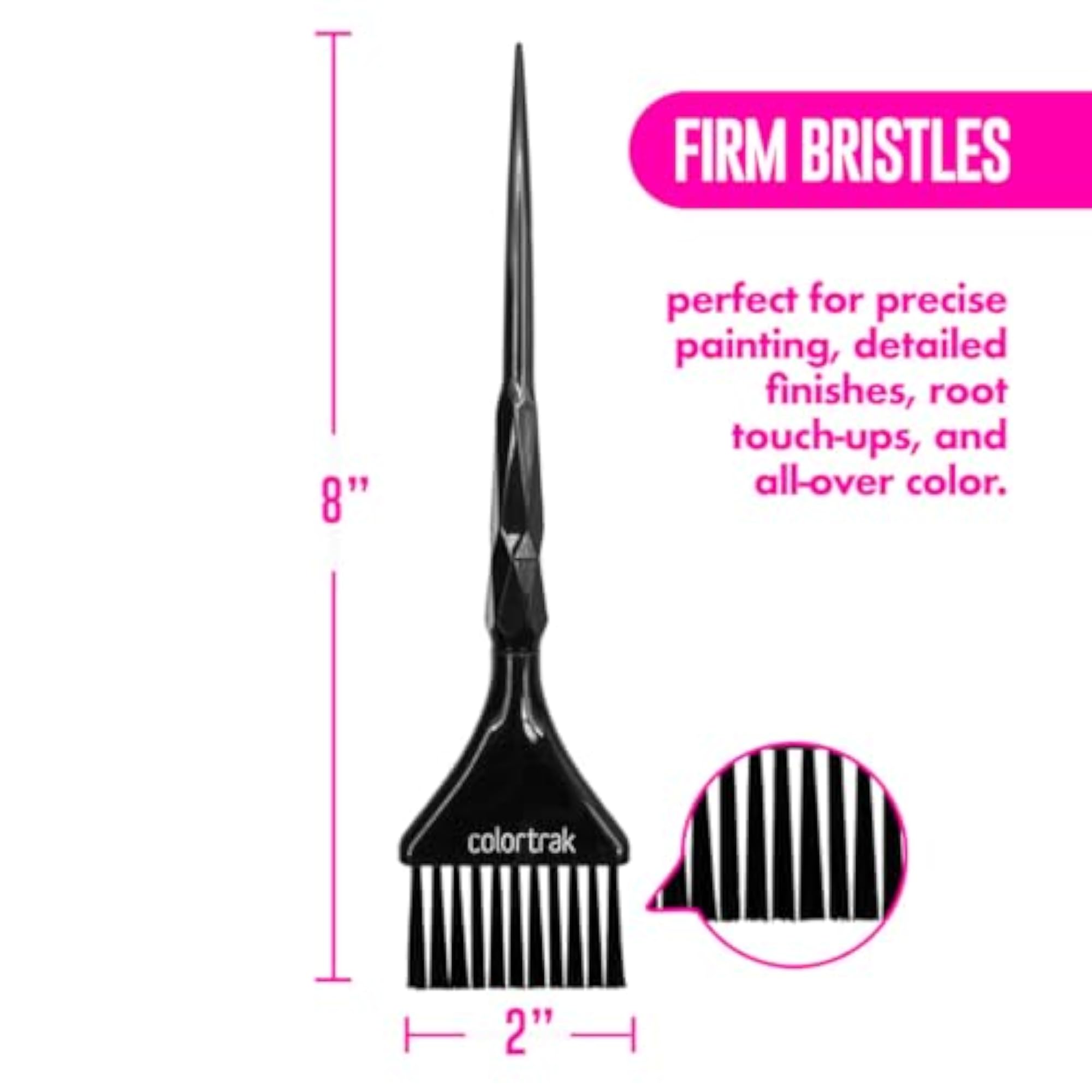 Black Diamond Color Brushes with Gem Cut Handles