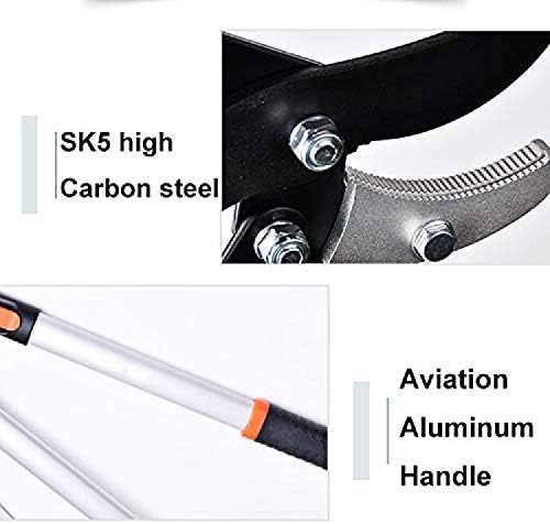 Pruning Shears, Telescopic Anvil Loppers 62-100 Cm Lopping Shears Lopping Shears with Leverage Handles Four-Point Lever Power Saving System,