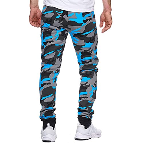Mmoneyake Camo Jogging Pants For Men Lightweight Running Sweatpants Outdoor Sports Hiking Pants Drawstring Waist Trousers #TOP2