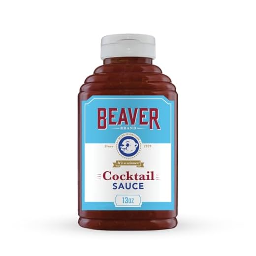 Beaver Cocktail Sauce with Fresh Grated Horseradish, 13 Ounce Squeeze Bottle