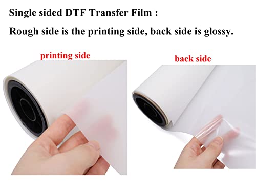 Calca 13In X 328Ft Dtf Transfer Film Premium Roll - Hot Peel, Dtf Film Roll Direct To Transfer Film Roll For Direct-To-Film Printing, In Us Stock (Glossy Clear Back) #TOP6