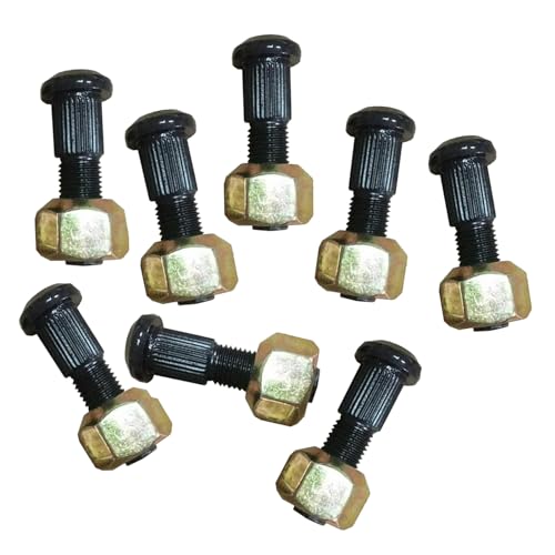 Image of 8pcs Wheel Stud & Nut Kit 6709170 Compatible with Bobcat S16 S18 S550 S770 S750 S850 Skid Steer 6564669