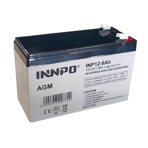 BATERIA AGM 12V 9Ah SELLADA LIBRE DE MANTENIMIENTO