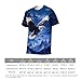 Imcanpen Men's Bald Eagle Graphic T-Shirt Animal Theme Summer Short Sleeve Top,Multicolor3,L
