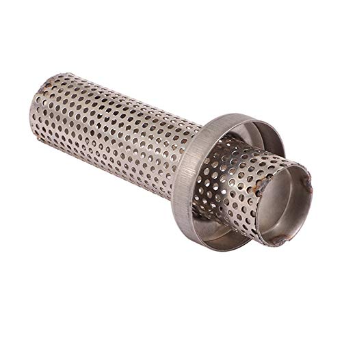 Exhaust Muffler Silencer Pipe,Morechioce Motorcycle Exhaust Silencer Insert Baffle Universal Exhaust Pipe Baffle Muffler Pipe Modification Accessories,150Mmx60.5Mm #TOP3
