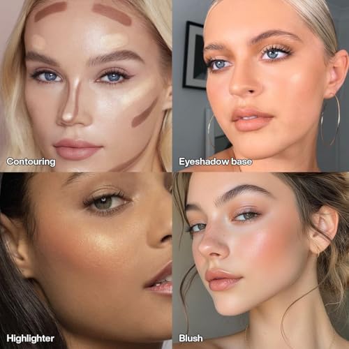 Paleta de sombra de ojos marrón cálido, 20 colores, suave mezclable, marrón nude, rosa, sombra de ojos de maquillaje mate brillante, impermeable, oro neutro, champán, paleta de sombras de ojos para un - imagen 2