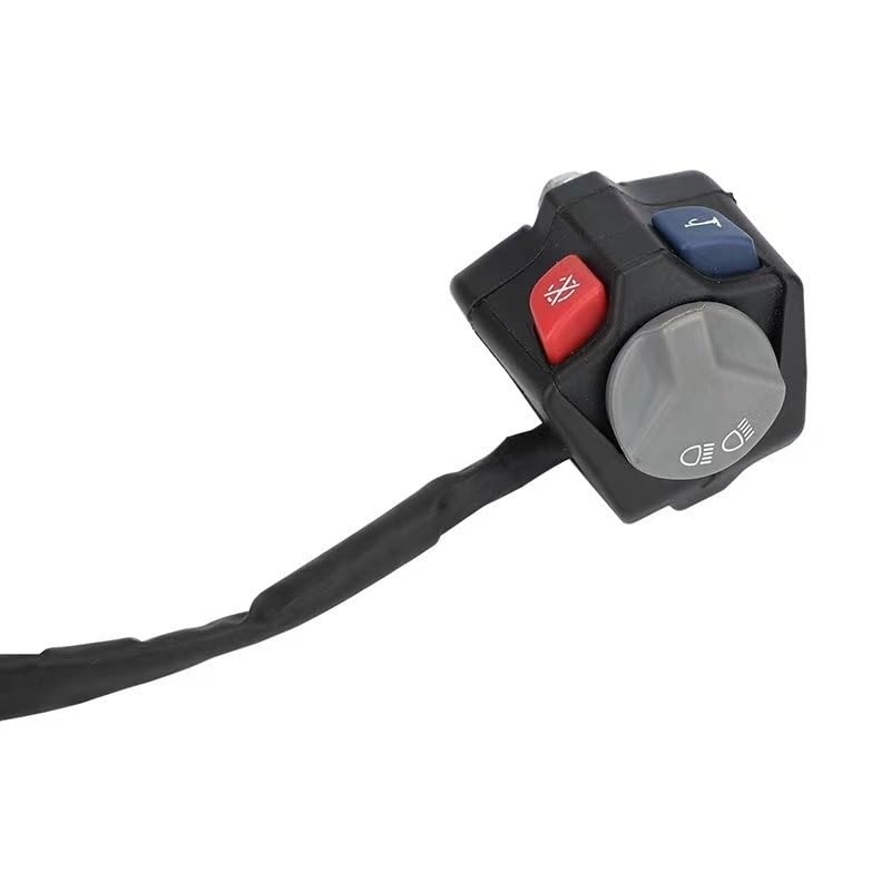 Interruptor de manillar con triple función para el arranque y luces de moto 6