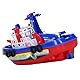 Marine Boot Spielzeug Feuer Boot Spielzeug Auto Wasser Sprühen Pädagogische Musik Licht Elektrische Kinder Bad Boot Spielzeug Mädchen